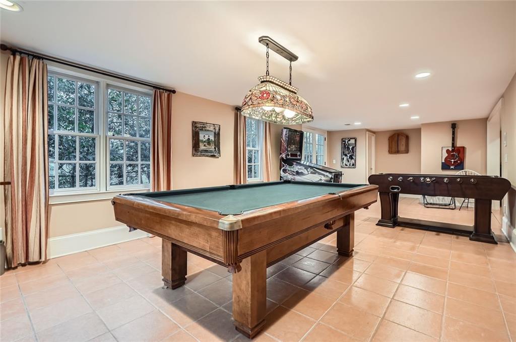 4340 Garmon Road Northwest Atlanta, GA 30327 - Photo 26 of 36 a room with pool table and windows