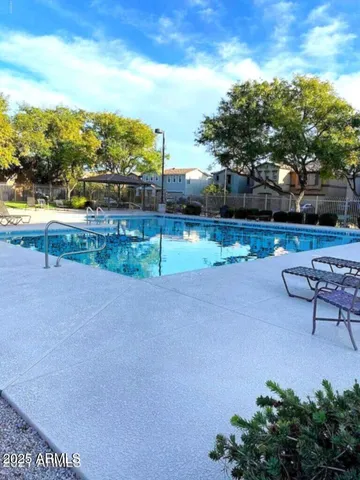 a view of a road with a yard