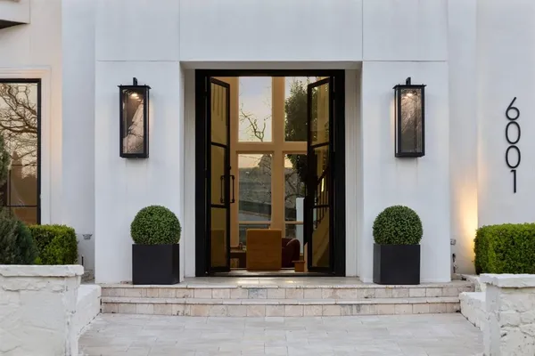 a house with a outdoor space