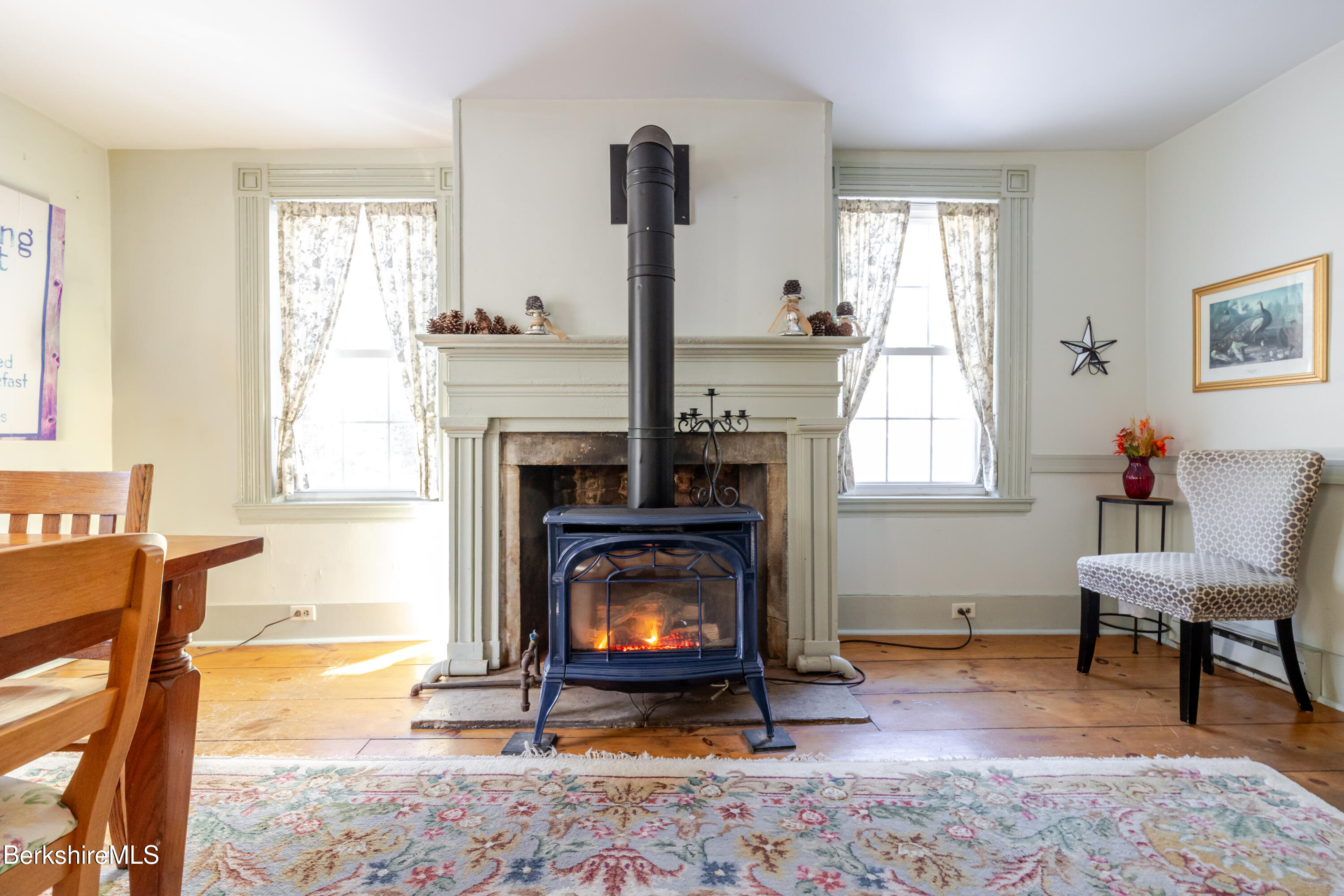 3 Lake Buel Road Great Barrington, MA 01230 - Photo 10 of 55 a living room with furniture and a fireplace