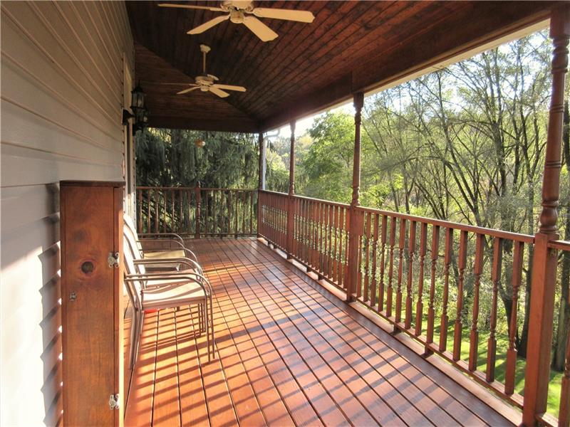 230 Compton Road Sewickley, PA 15143 - Photo 6 of 24 What a view to enjoy from this covered deck while sipping your morning coffee or tea!