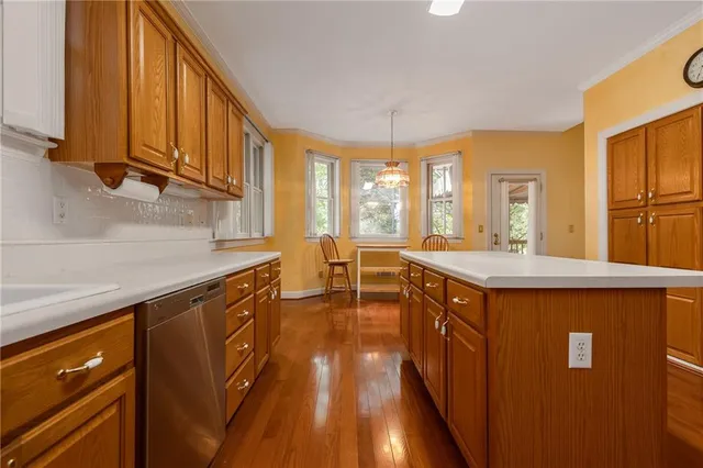 a bathroom with a double vanity sink a and a mirror
