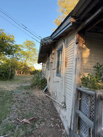 a backyard of a house