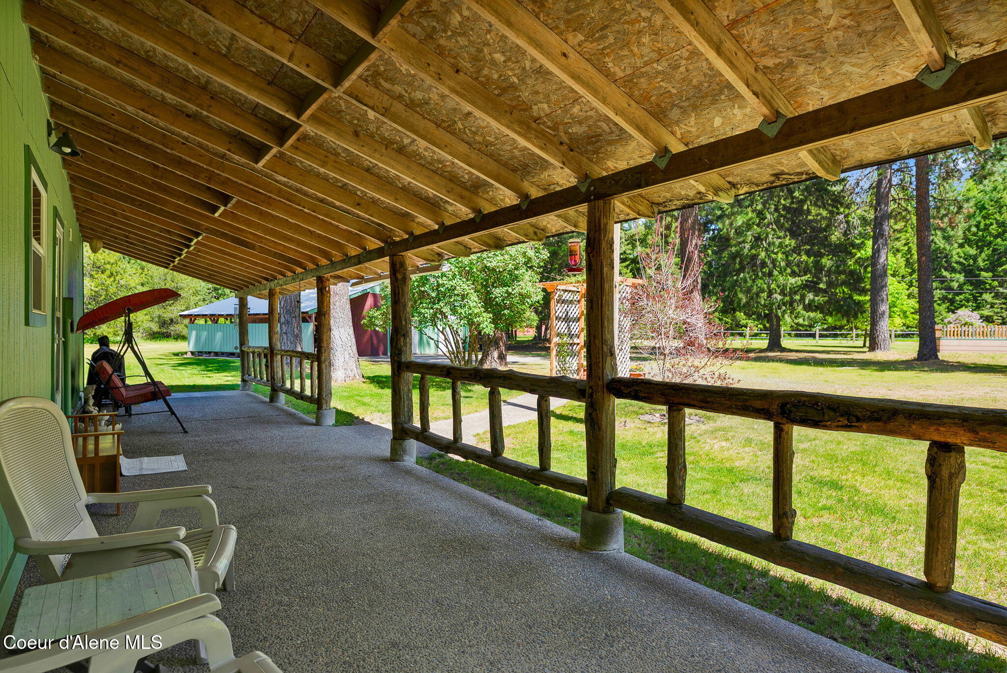 24805 North Cedar Mountain Road Athol, ID 83801 - Photo 9 of 82 Huge covered porch