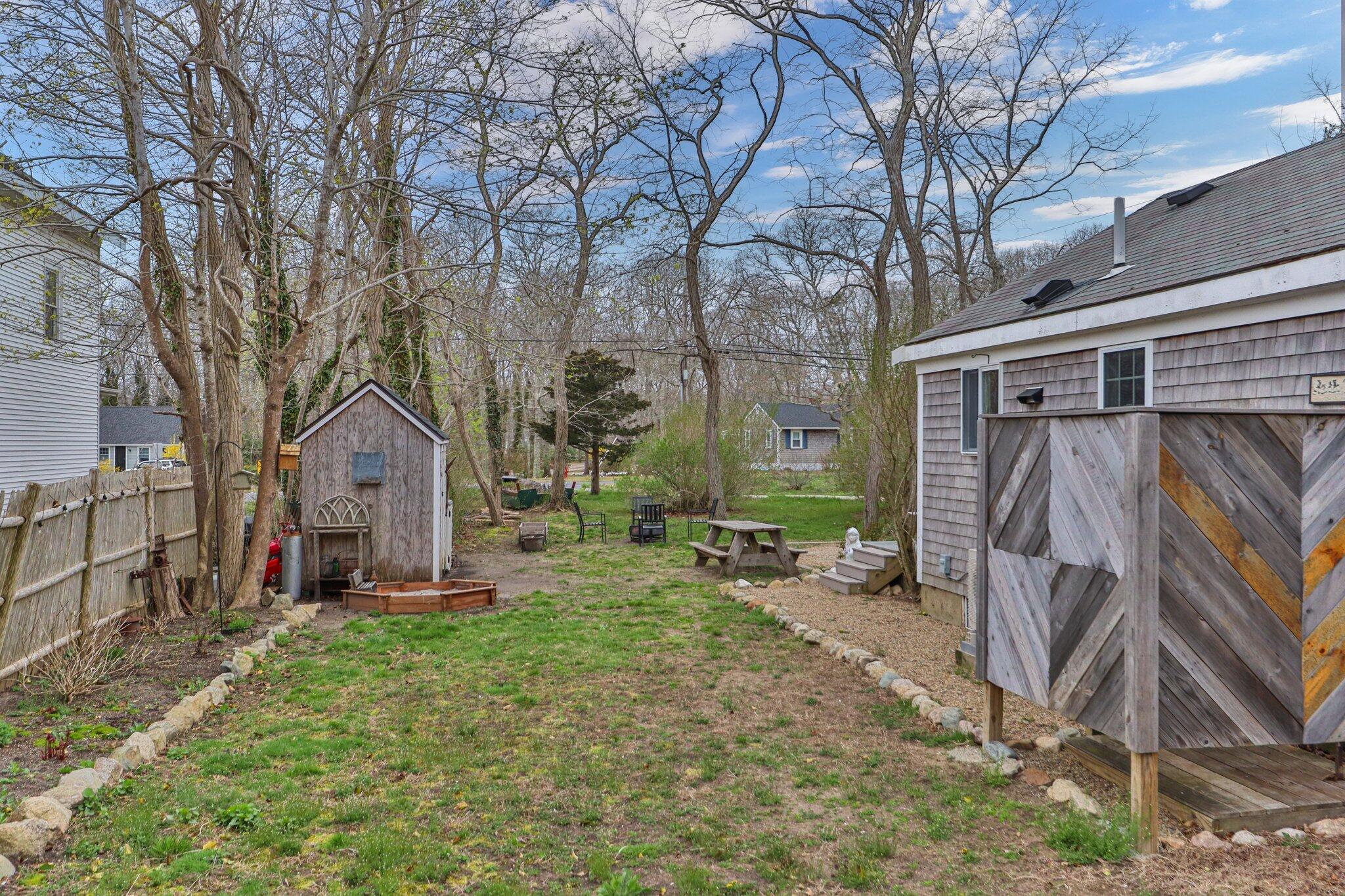 582 Massasoit Road Eastham, MA 02642 - Photo 36 of 45 a view of a house with a yard