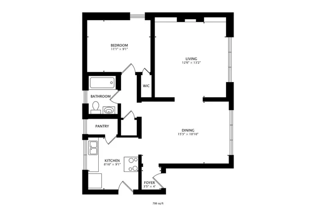 a picture of a floor plan