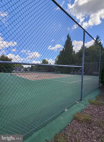 a view of a tennis court
