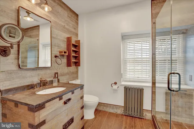 a view of water heater room