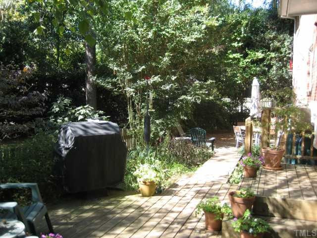 1545 Shadowood Lane Raleigh, NC 27612 - Photo 12 of 12 Private fenced back yard for entertaining.or a quiet escape.