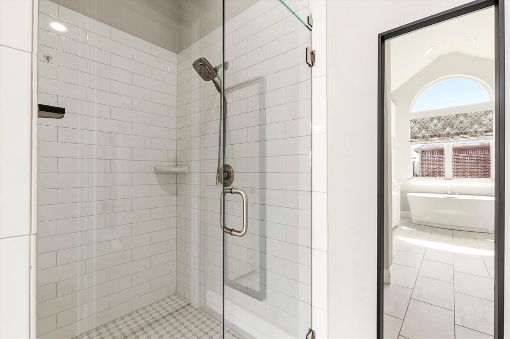 1108 Granada Drive Allen, TX 75013 - Photo 28 of 40 a bathroom with a shower