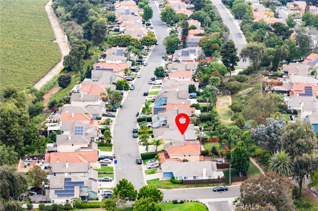 5349 Gooseberry Way Oceanside, CA 92057 - Photo 31 of 35 an aerial view of residential house with outdoor space and parking