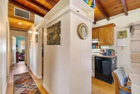 a view of storage and utility room