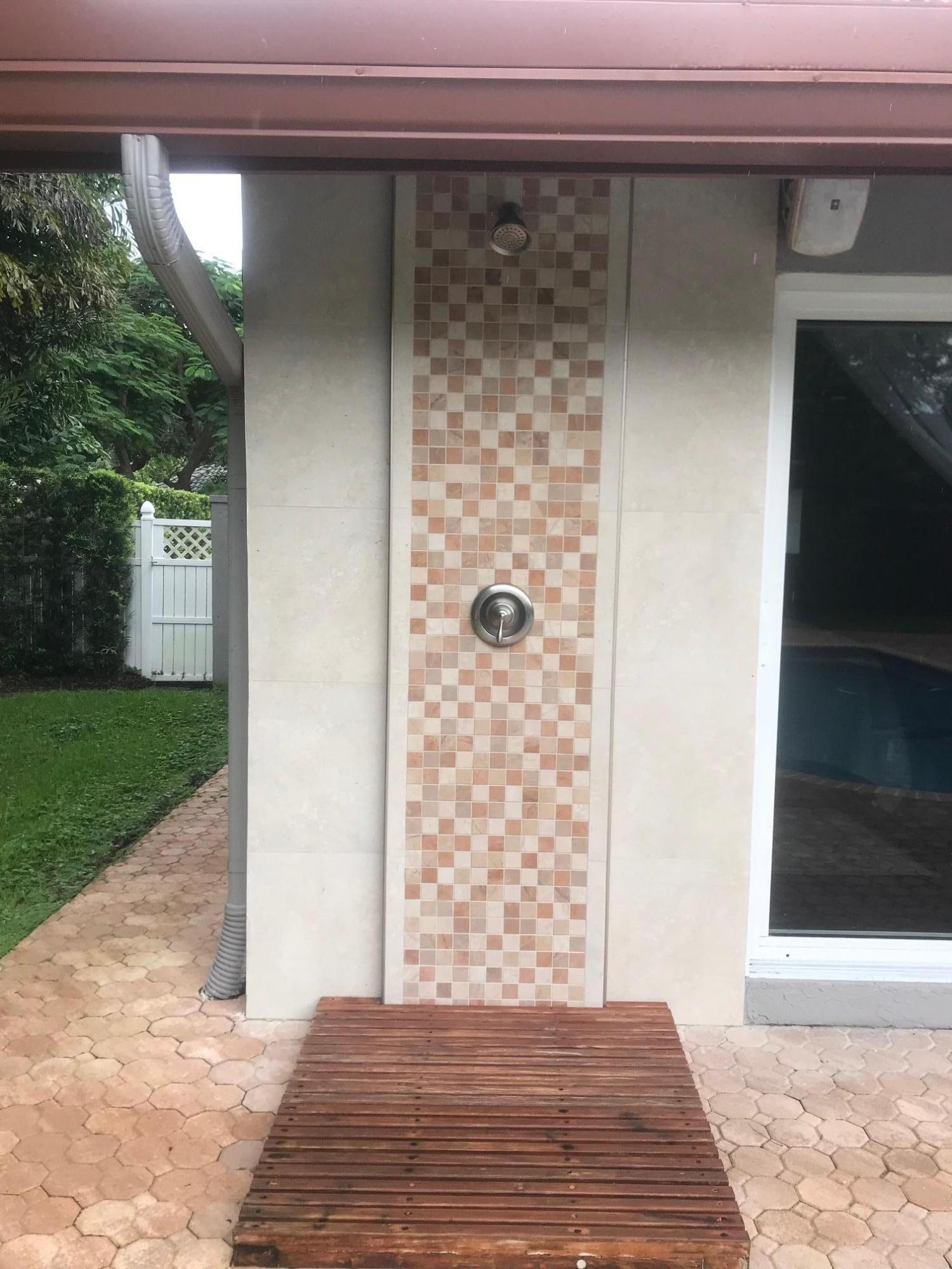 1081 Southwest 19th Street Boca Raton, FL 33486 - Photo 36 of 57 Outside Pool Shower