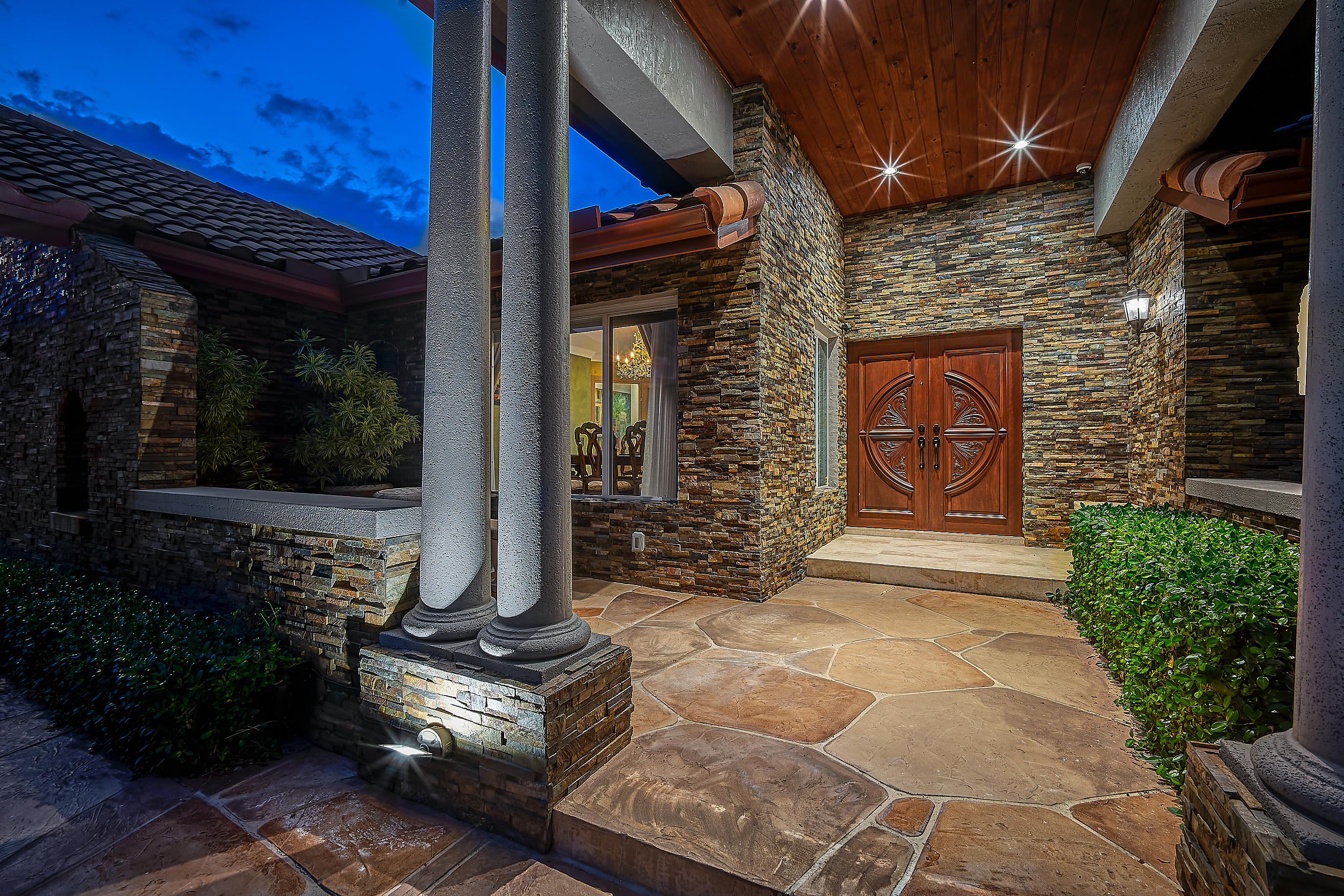 1081 Southwest 19th Street Boca Raton, FL 33486 - Photo 7 of 57 Imported Stone Front Portico
