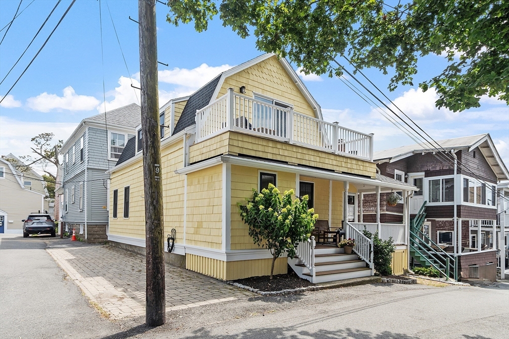 32 Maple Avenue Nahant, MA 01908 - Photo 33 of 37 a front view of a house with a yard