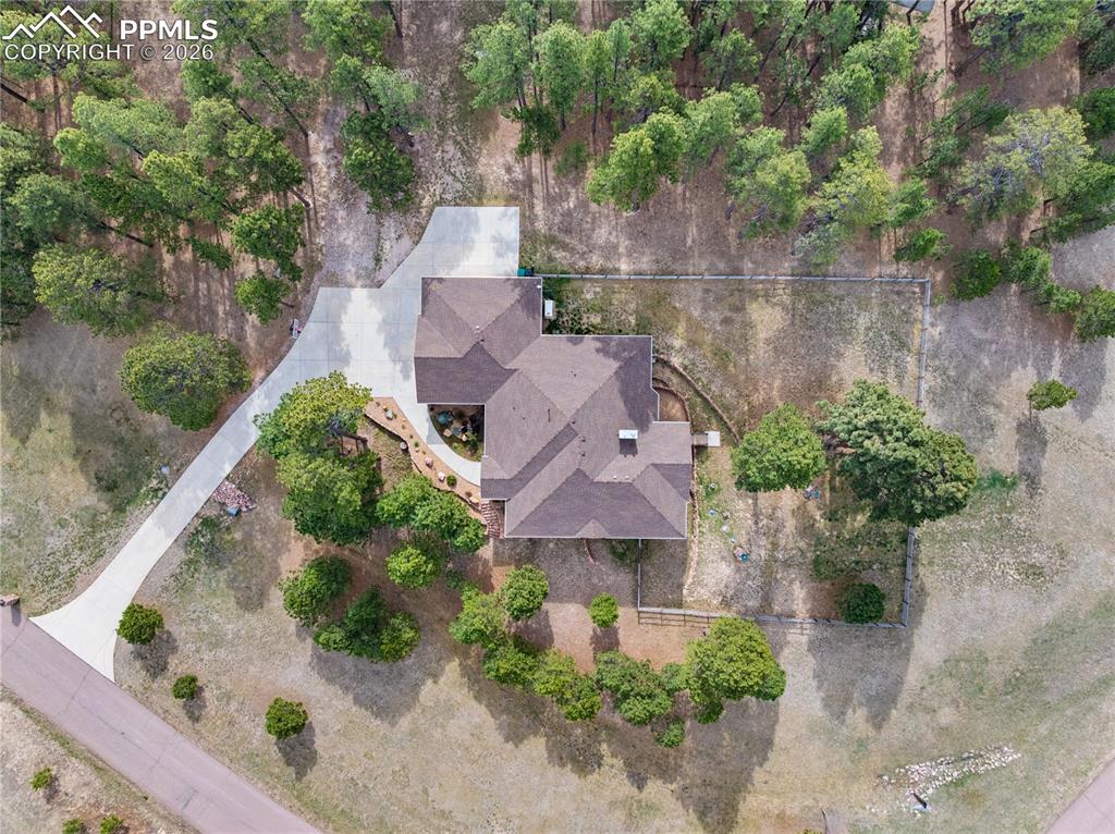18890 Wing Tip Road Colorado Springs, CO 80908 - Photo 41 of 48 an aerial view of a house with outdoor space