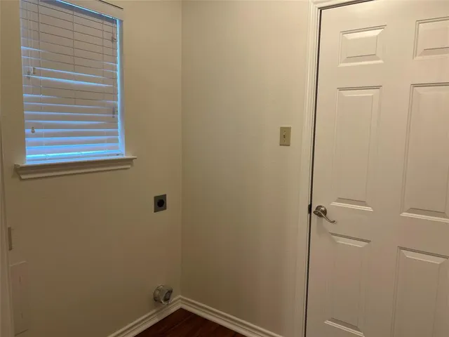 a bathroom with a window