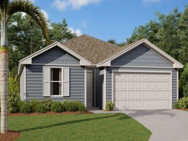 790 Morgans Treasure Road St. Augustine, FL 32084 - Photo 1 of 1 a front view of a house with a garden