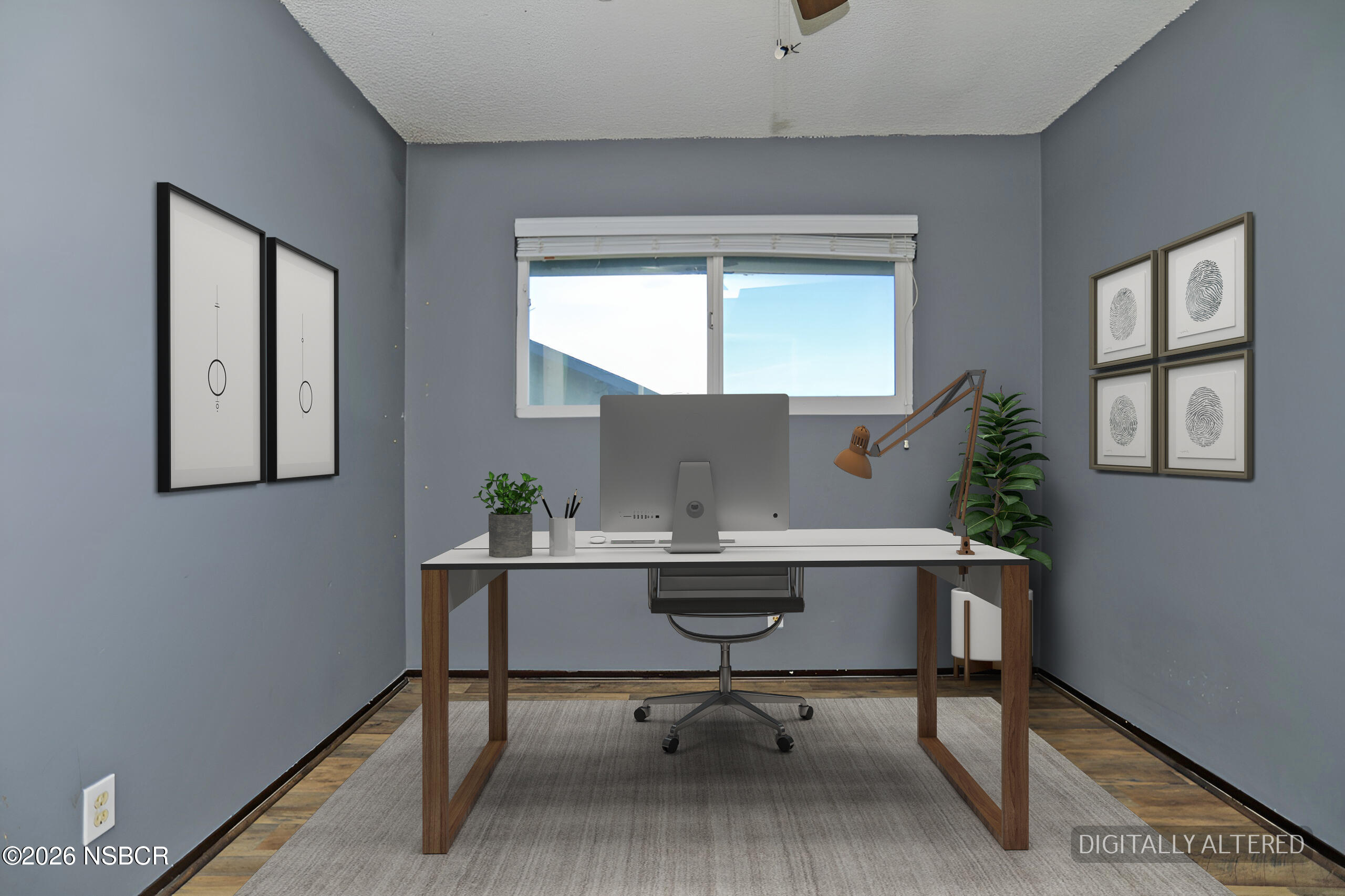 1321 North Bradley Road, Unit 14 Santa Maria, CA 93454 - Photo 19 of 30 a view of a workspace with a window and bathroom