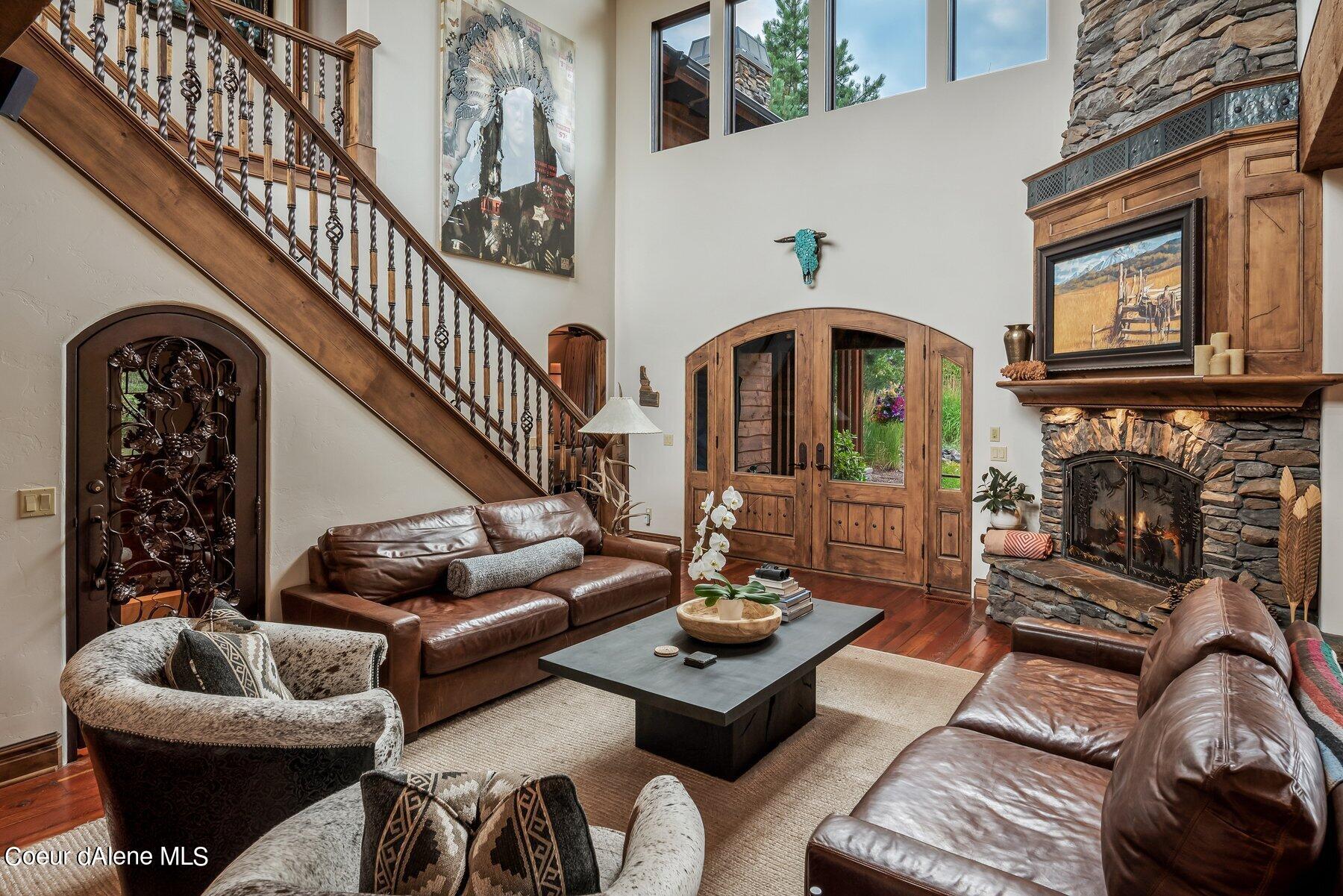 17308 South Halite Loop Coeur D'Alene, ID 83814 - Photo 5 of 57 Great Room with Two-Story Ceilings