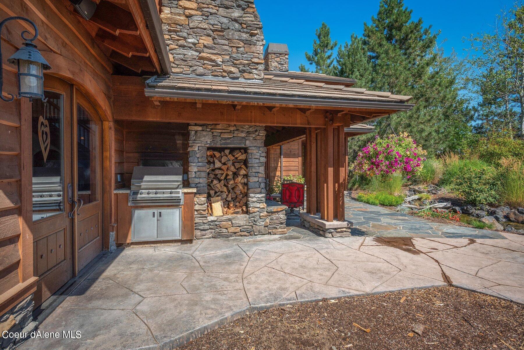17308 South Halite Loop Coeur D'Alene, ID 83814 - Photo 10 of 57 Built-In BBQ & Wood Storage