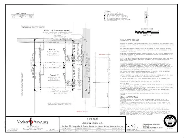 $265,000 | Xxa Thompson Road, Santa Rosa Beach, FL 32459