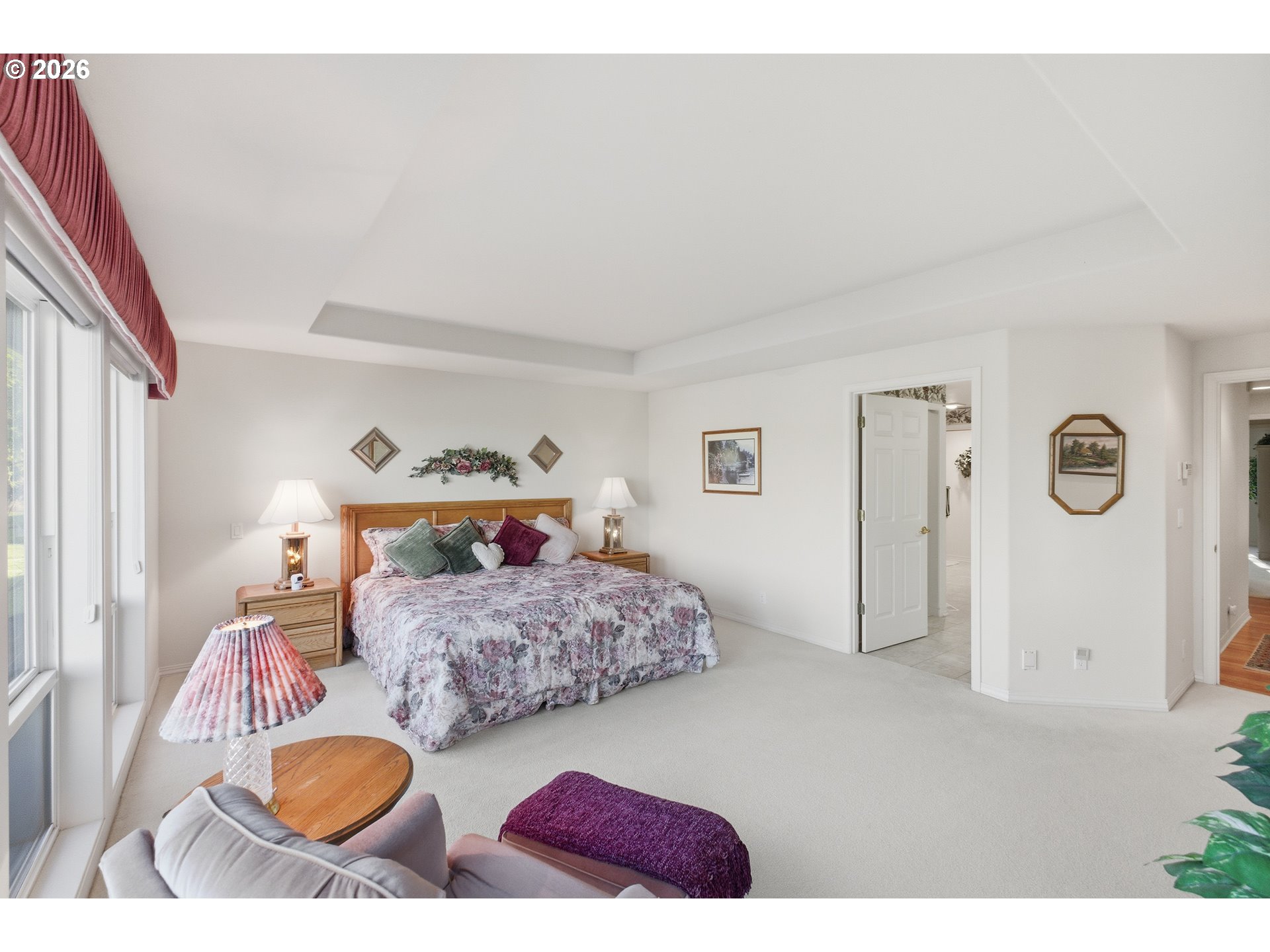 6428 Castle Lakes Court Keizer, OR 97303 - Photo 30 of 48 a bedroom with two beds and painting on the wall