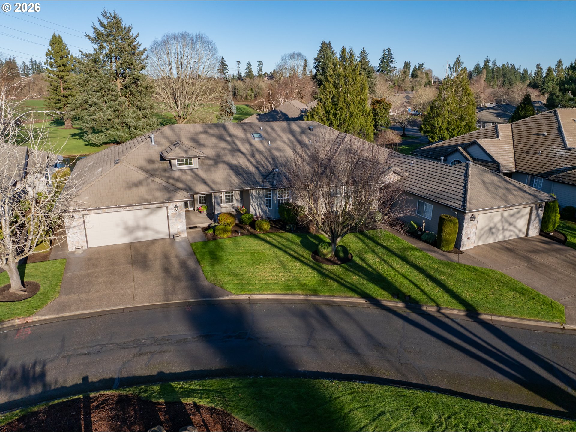 6428 Castle Lakes Court Keizer, OR 97303 - Photo 46 of 48 an aerial view of a house