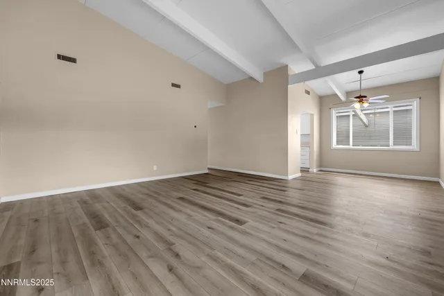 wooden floor in an empty room