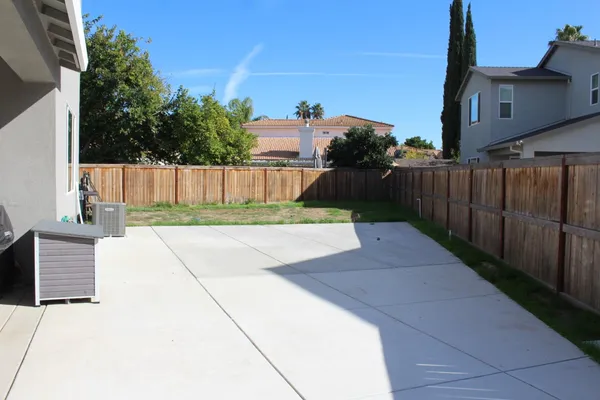 a outdoor space with a couch