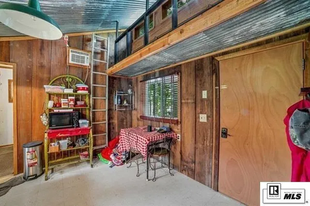 a view of storage and utility room