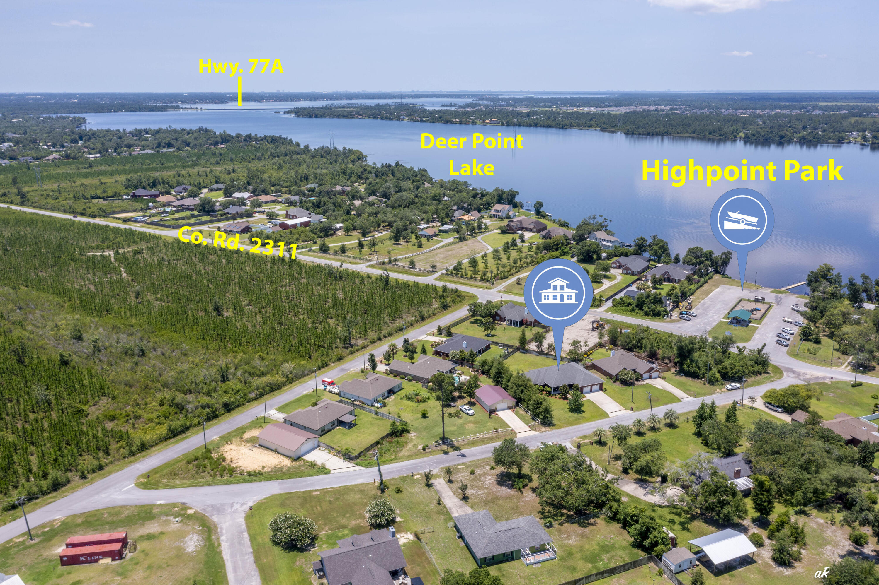 7927 Highpoint Road Panama City, FL 32404 - Photo 2 of 40 Drone-2