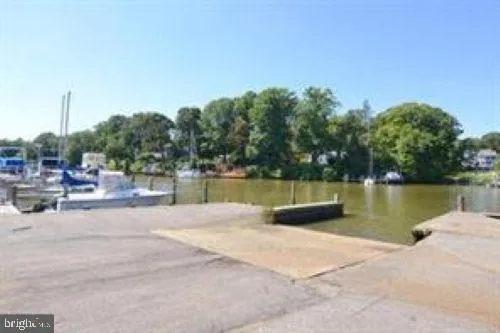 a view of a lake with a outdoor space