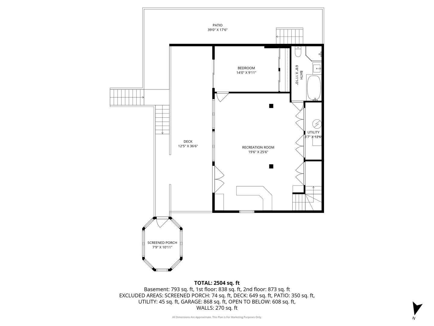 6112 Pleasant View Lane Cary, IL 60013 - Photo 28 of 31 a picture of a room with a white wall and a white wall