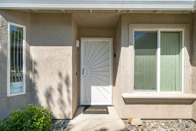 a view of entrance door of the house