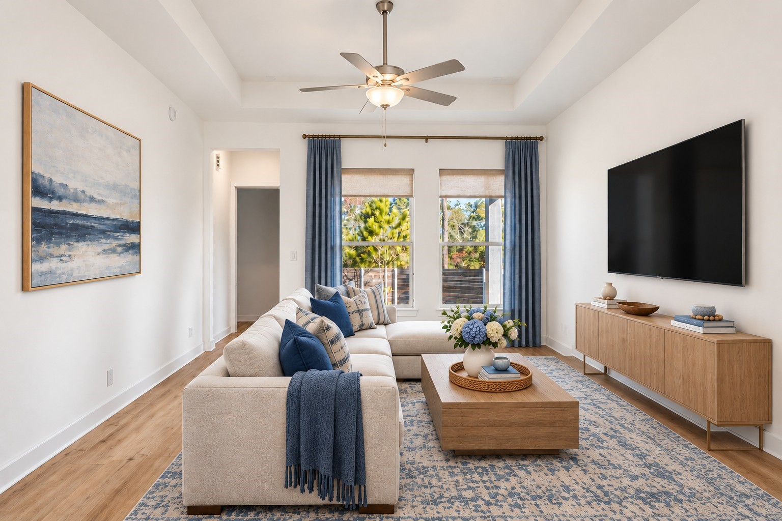 15611 Red Panda Road Conroe, TX 77302 - Photo 4 of 27 Living Room—Virtually staged