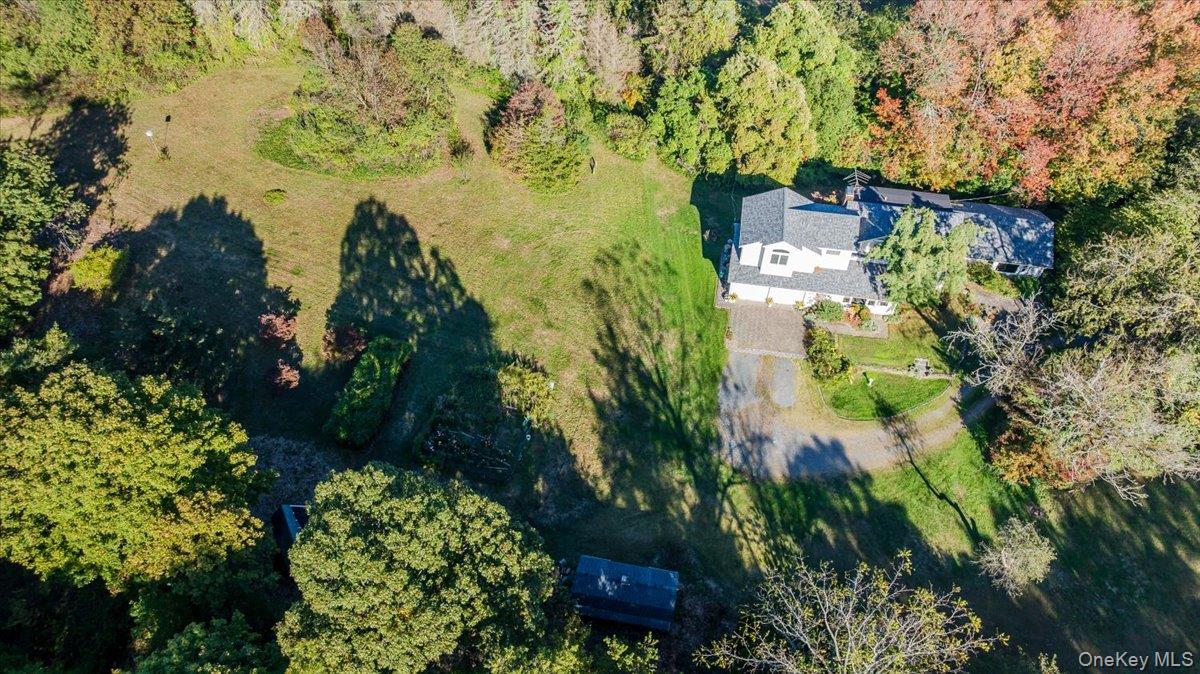 27 Cold Spring Hills Road Huntington, NY 11743 - Photo 42 of 48 a aerial view of a house with a yard