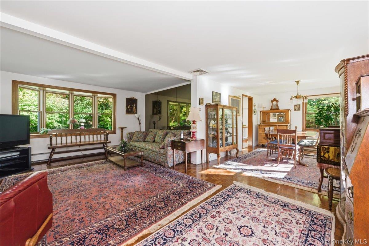 27 Cold Spring Hills Road Huntington, NY 11743 - Photo 6 of 48 a living room with furniture and a rug