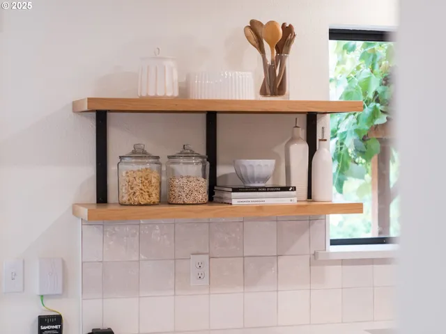 a view of wooden floor in front of a window