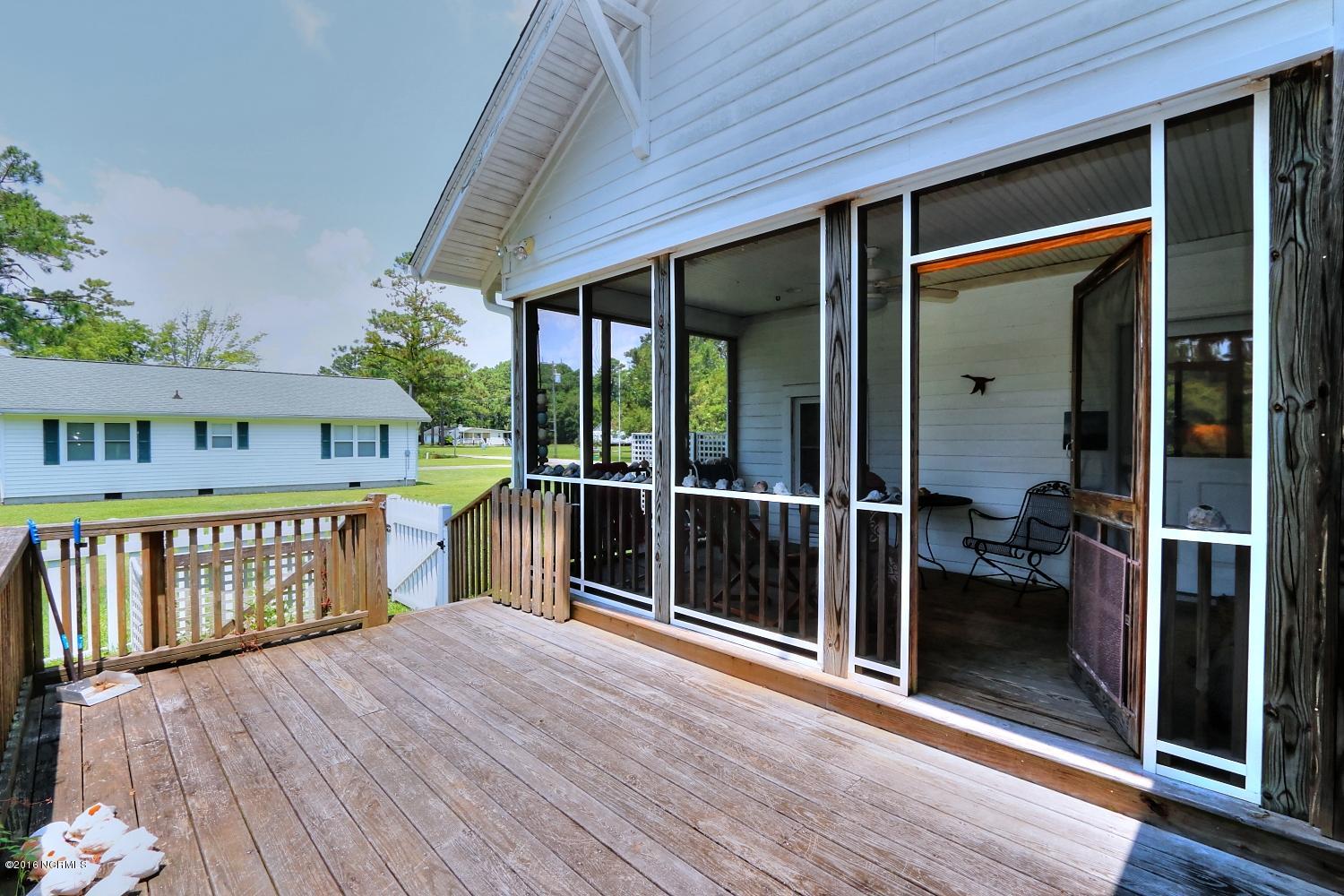 227 Horseshoe Road Davis, NC 28524 - Photo 50 of 74 Open large deck at the back
