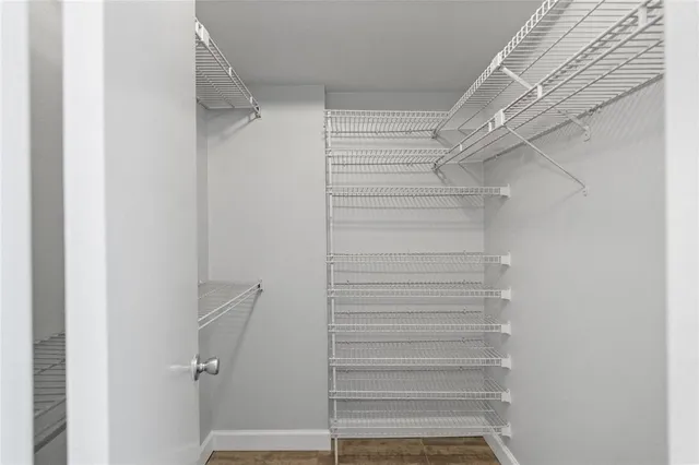 a view of walk in closet