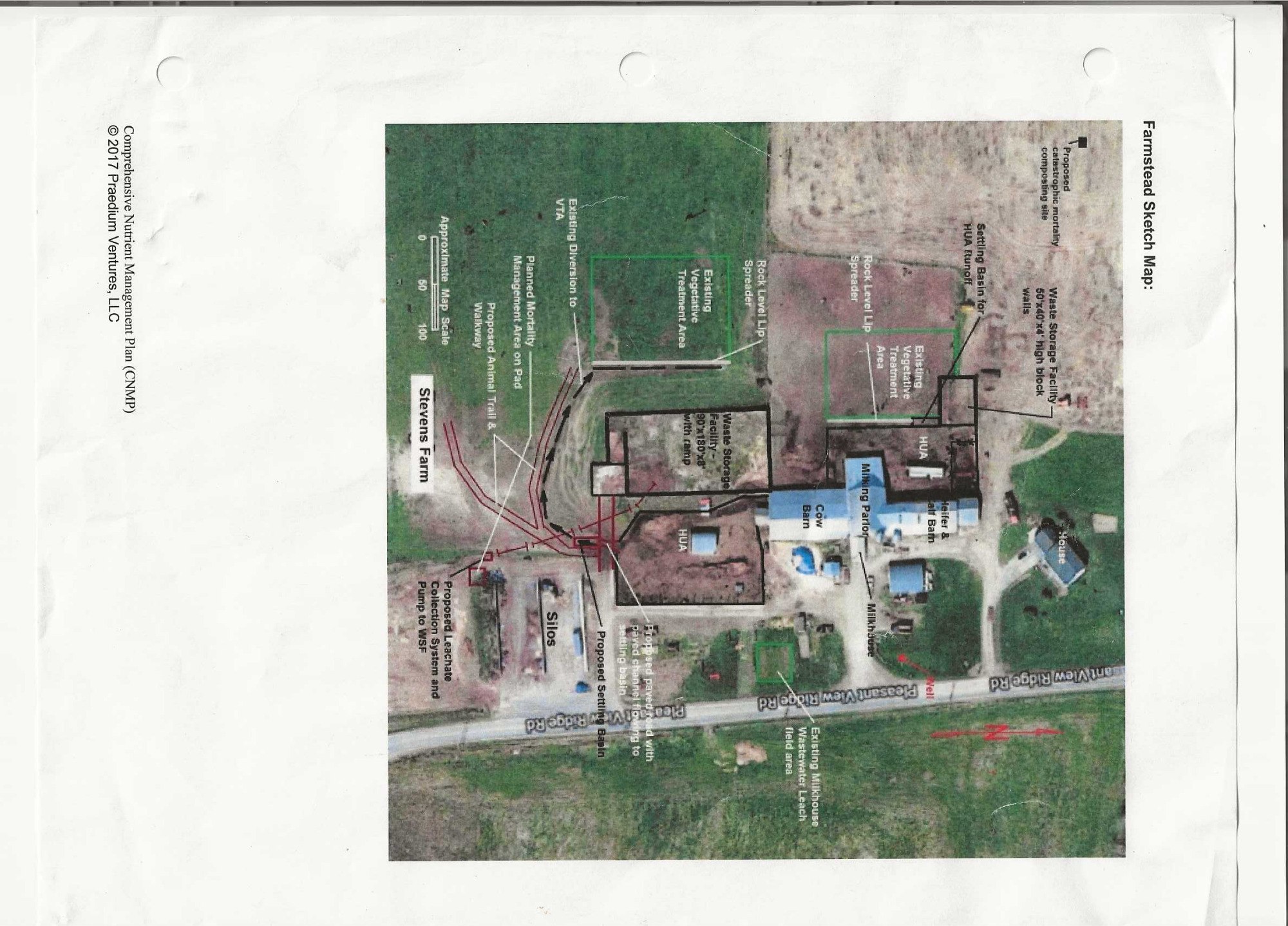 257 Pleasant View Ridge Road China, ME 04358 - Photo 73 of 73 Stevens Farm Sketch Map