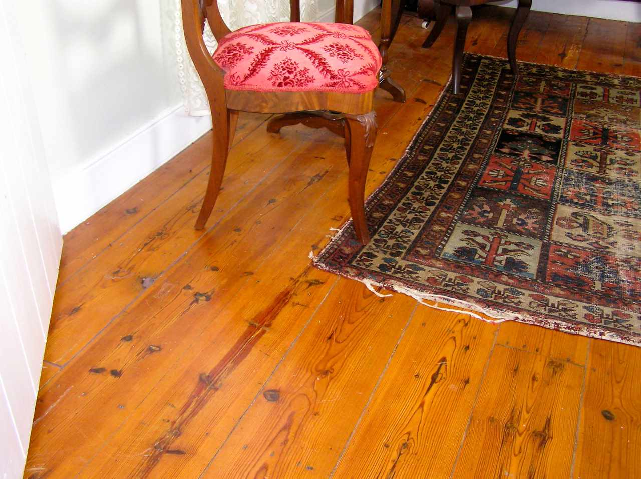 1108 Newport Road Raphine, VA 24472 - Photo 21 of 50 a bedroom with a bed and wooden floor