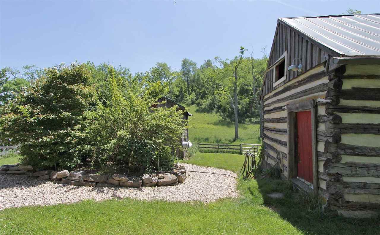 1108 Newport Road Raphine, VA 24472 - Photo 44 of 50 a backyard of a house with lots of green space