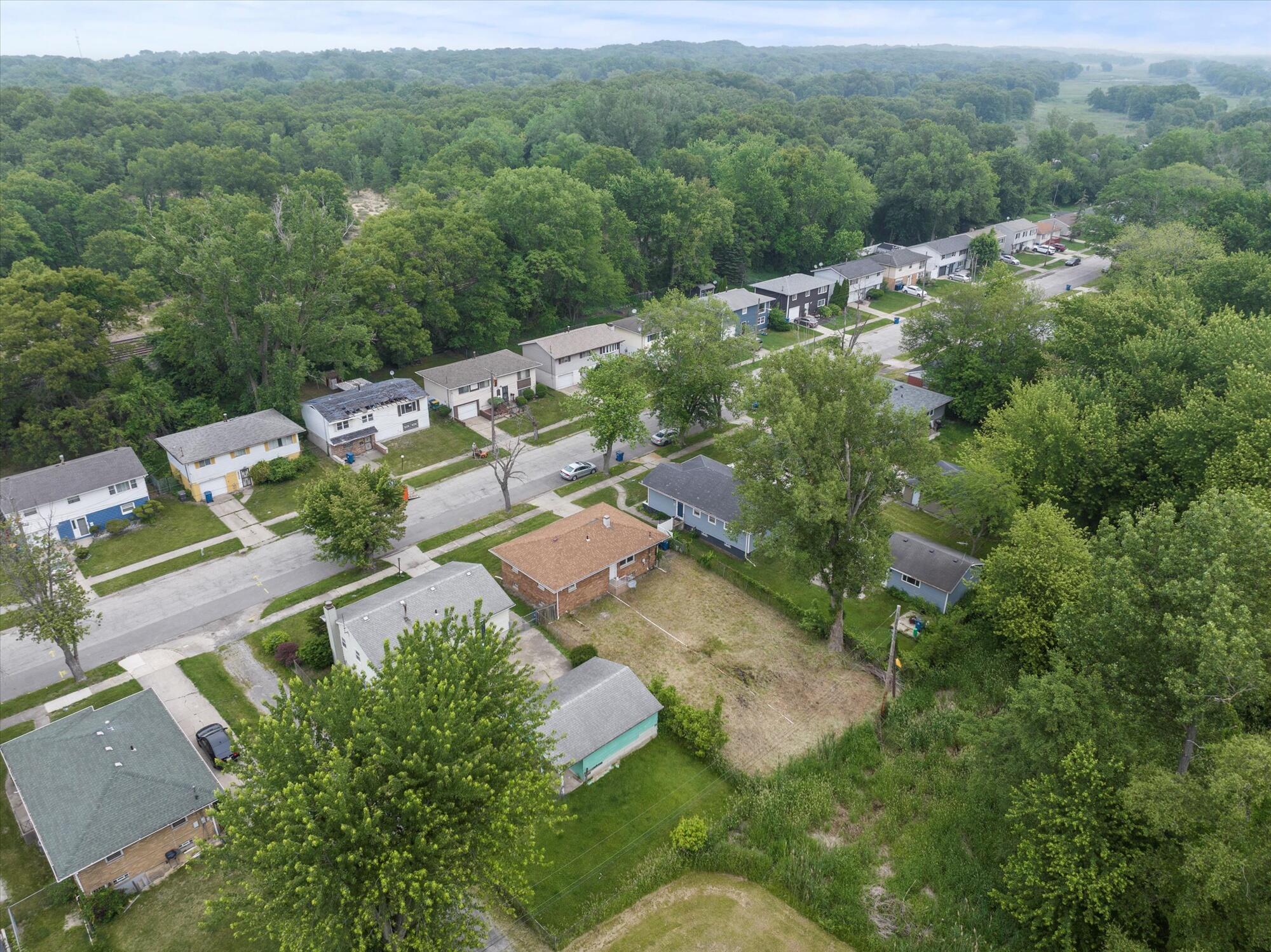 6715 East 3rd Avenue Gary, IN 46403 - Photo 5 of 25 an aerial view of residential house with outdoor space