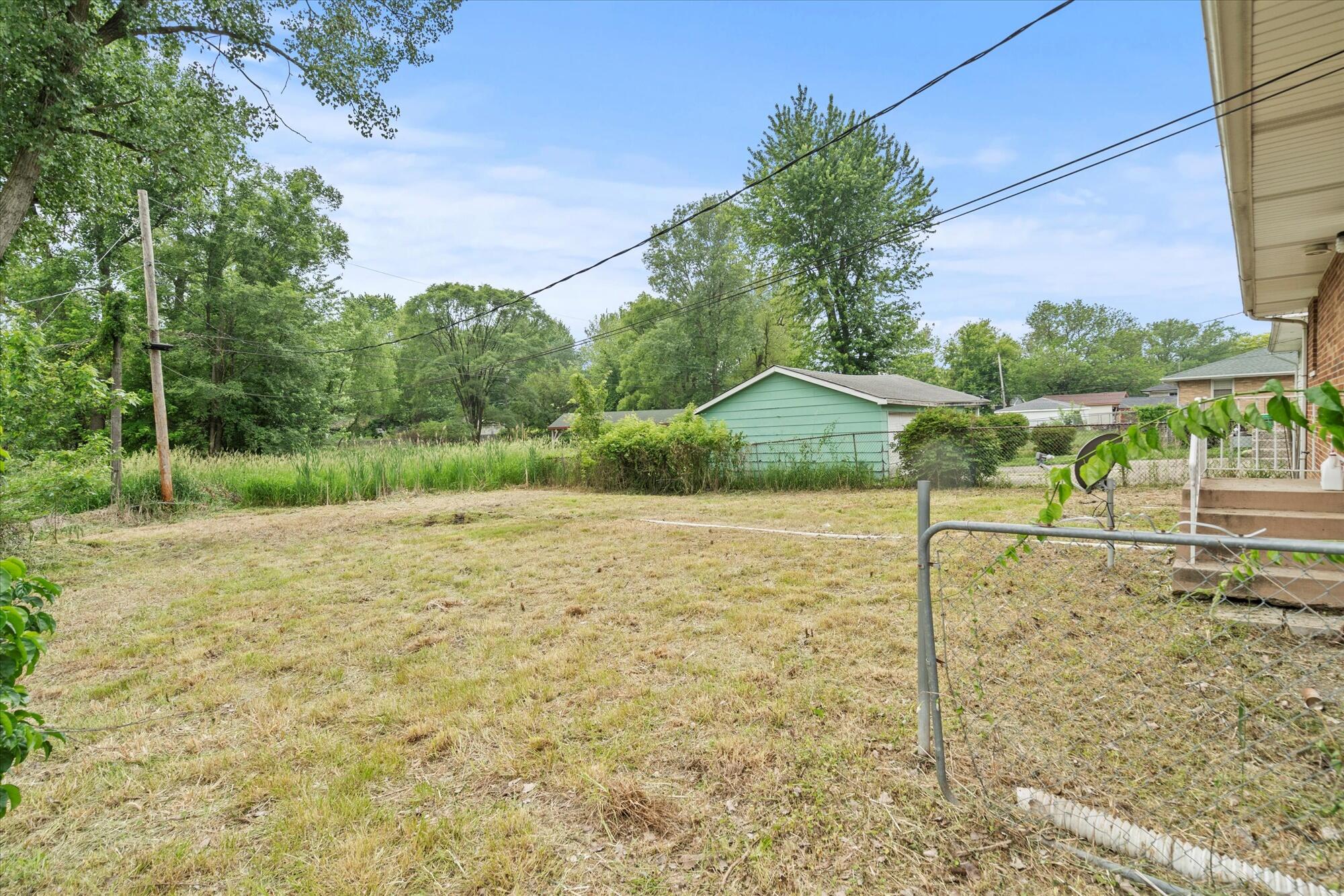6715 East 3rd Avenue Gary, IN 46403 - Photo 8 of 25 a view of a backyard