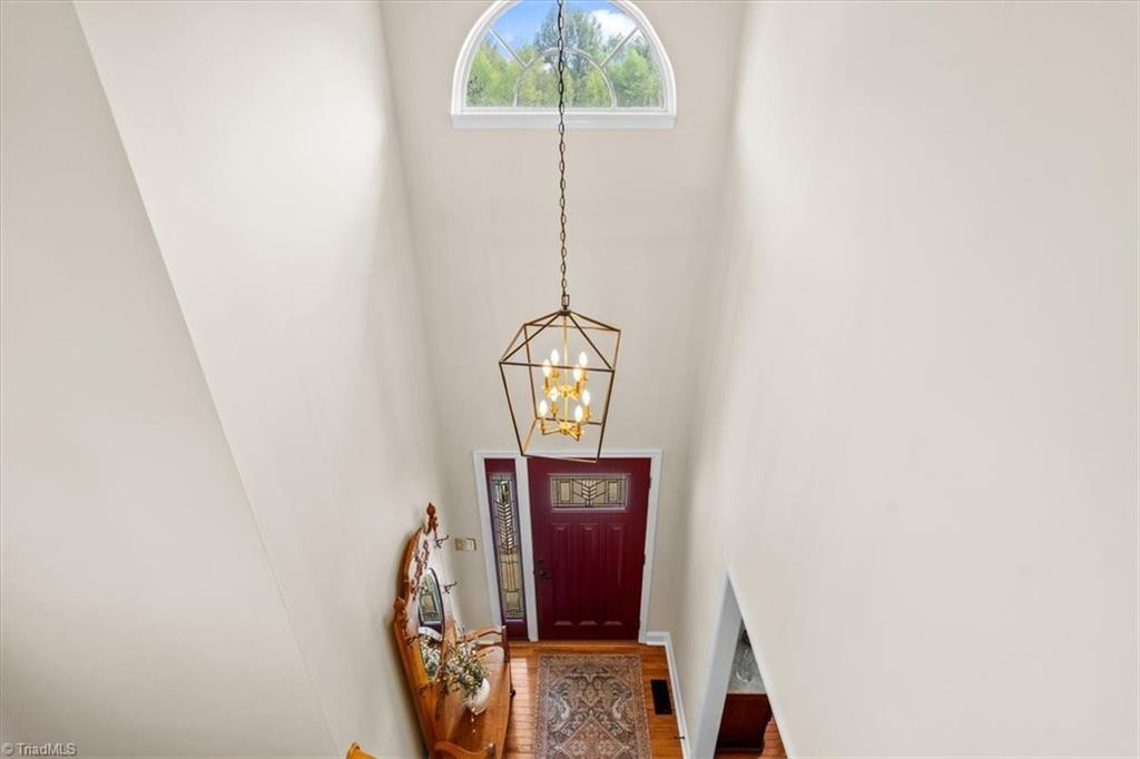 3303 Bardwell Road Greensboro, NC 27410 - Photo 25 of 50 View overlooking the impressive two-story foyer