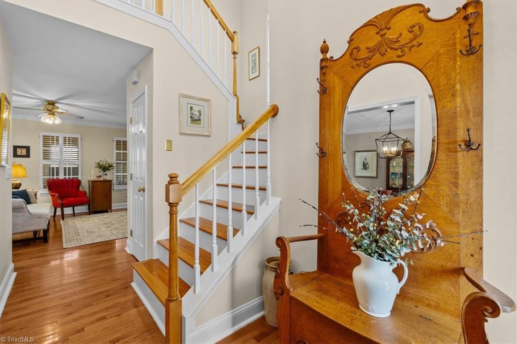 3303 Bardwell Road Greensboro, NC 27410 - Photo 4 of 50 Enter through the two-story foyer