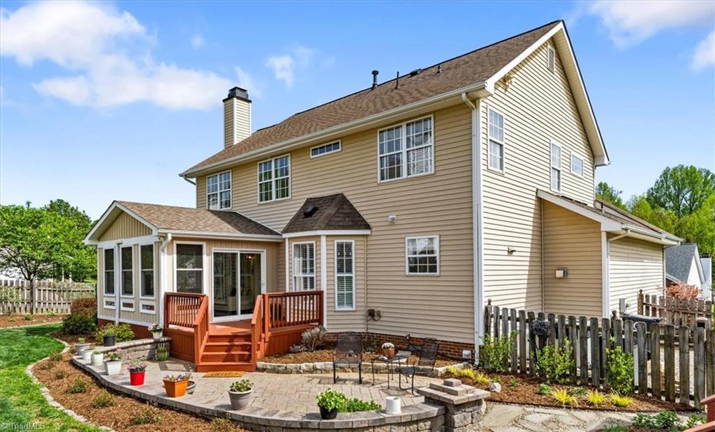 3303 Bardwell Road Greensboro, NC 27410 - Photo 42 of 50 The oversized stone patio is perfect for cooking out!