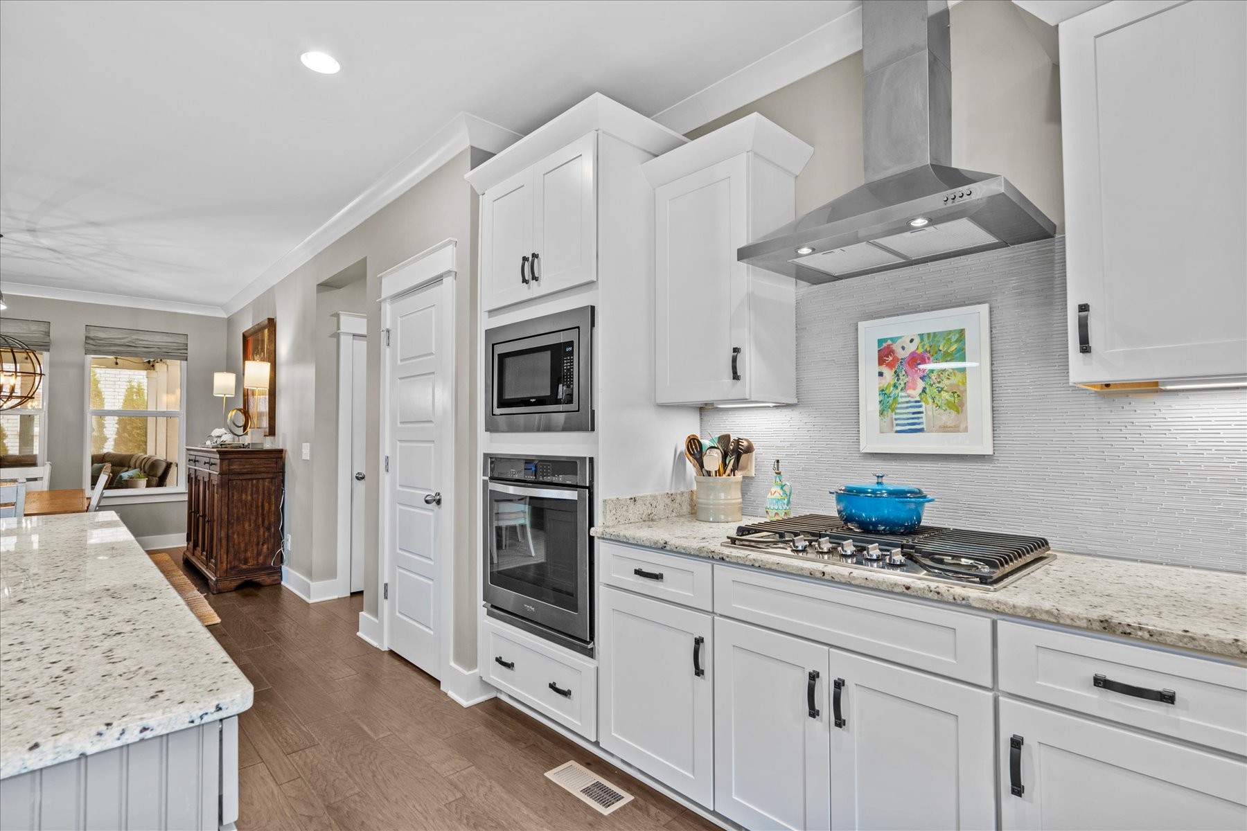 766 Beamon Drive Franklin, TN 37064 - Photo 13 of 39 a kitchen with stainless steel appliances granite countertop a stove and a sink